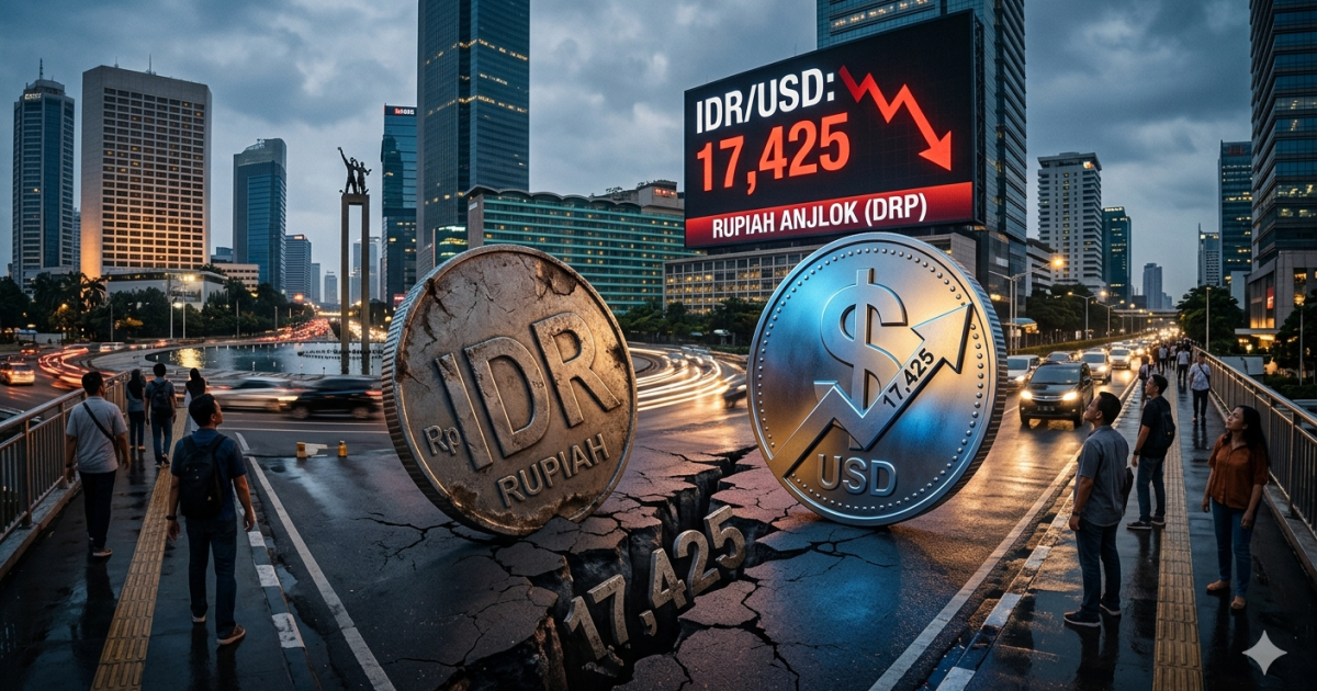Rupiah Tembus Rekor Terlemah Rp17.400! Meski Ekonomi RI Tumbuh, Ini 5 Biang Keroknya