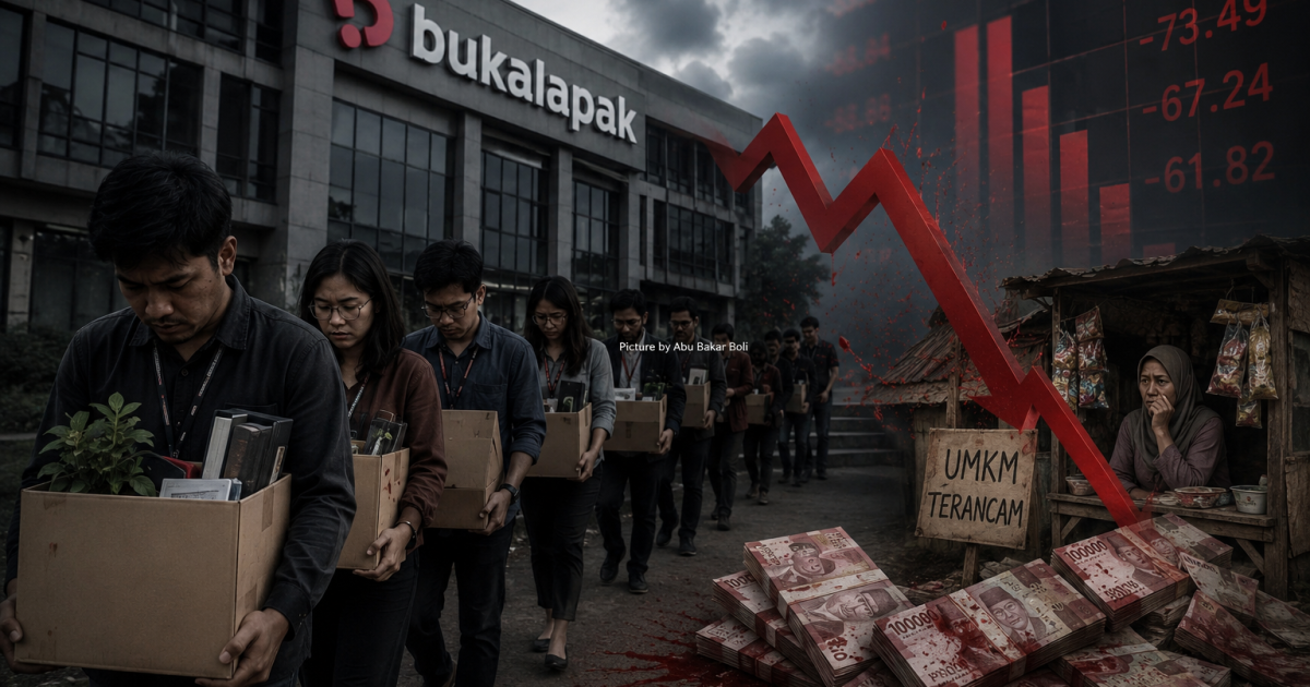 PHK Massal di E-commerce: Bukalapak Berdarah Ratusan Miliar, Nasib UMKM Terancam?