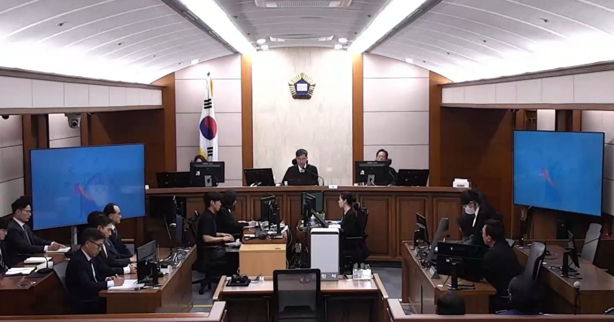 Hakim Sing Jong-o saat memimpin sidang terhadap mantan Ibu Negara Kim Keon Hee digelar di Pengadilan Tinggi Seoul pada 28 April 2026 (Dok Pengadilan Tinggi Seoul via The Korea Herald)