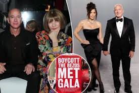 Jeff Bezos and wife Lauren Sánchez Bezos — seen at the Vanity Fair Oscars bash in March — paid at least $10 million to sponsor the Met Gala Monday night, sources say. FilmMagic