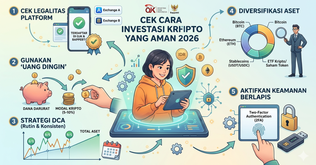 5 Cara Investasi Kripto yang Aman dan Legal di 2026!