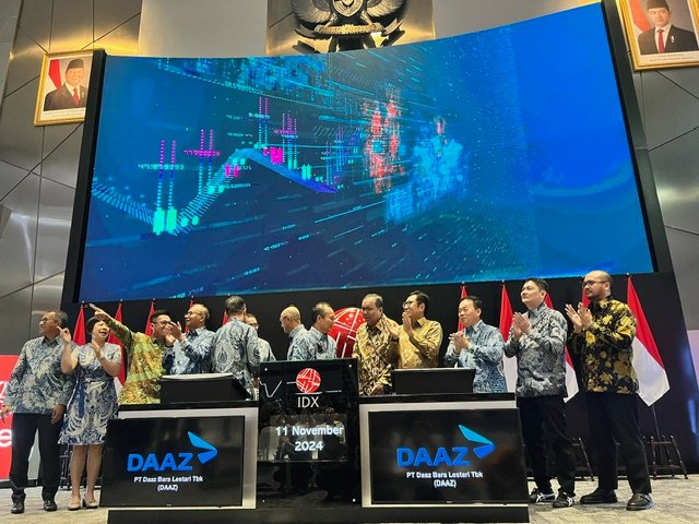 PT Daaz Bara Lestari Tbk (DAAZ), listing saham IPO di BEI, Senin (11/11/2024)