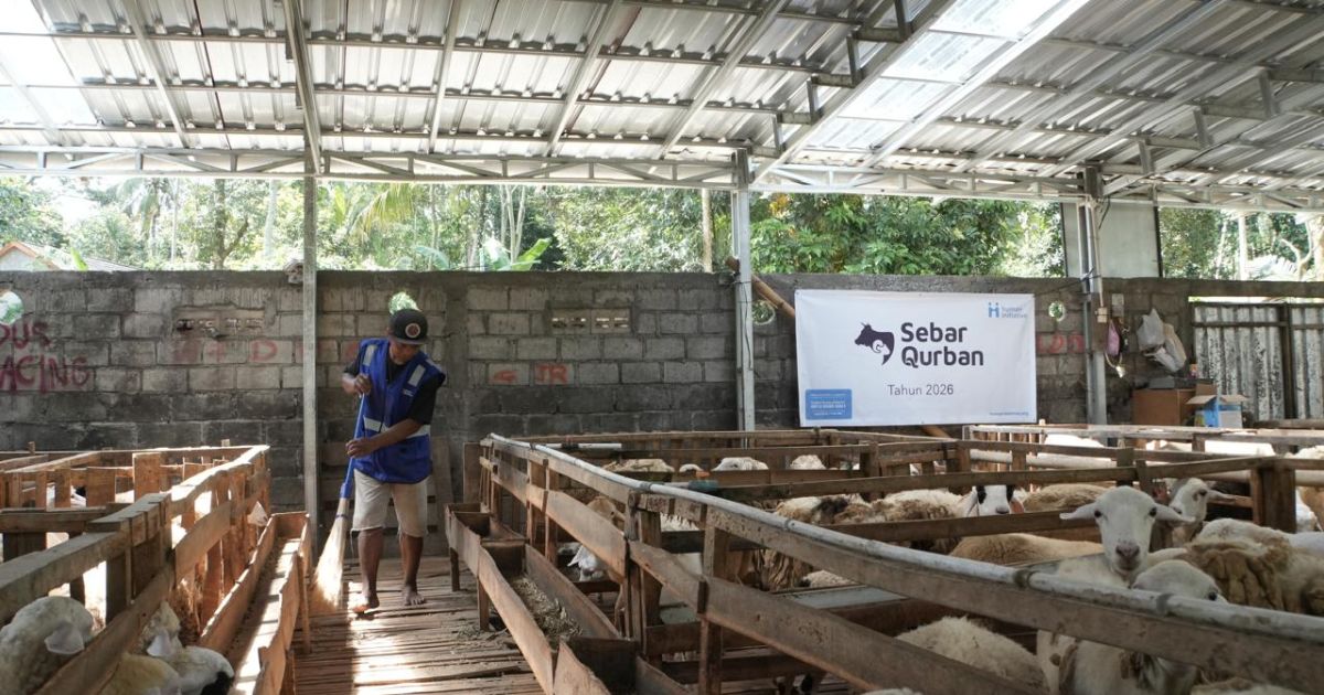 Lembaga kemanusiaan Human Initiative (HI) merespons kebutuhan tersebut melalui program Sebar Qurban. [Foto: ist]