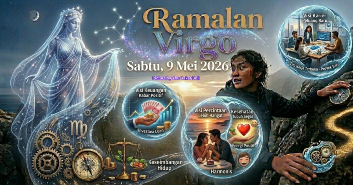 Ramalan Zodiak Virgo 9 Mei 2026: Peluang Rezeki dan Karier Mulai Terbuka