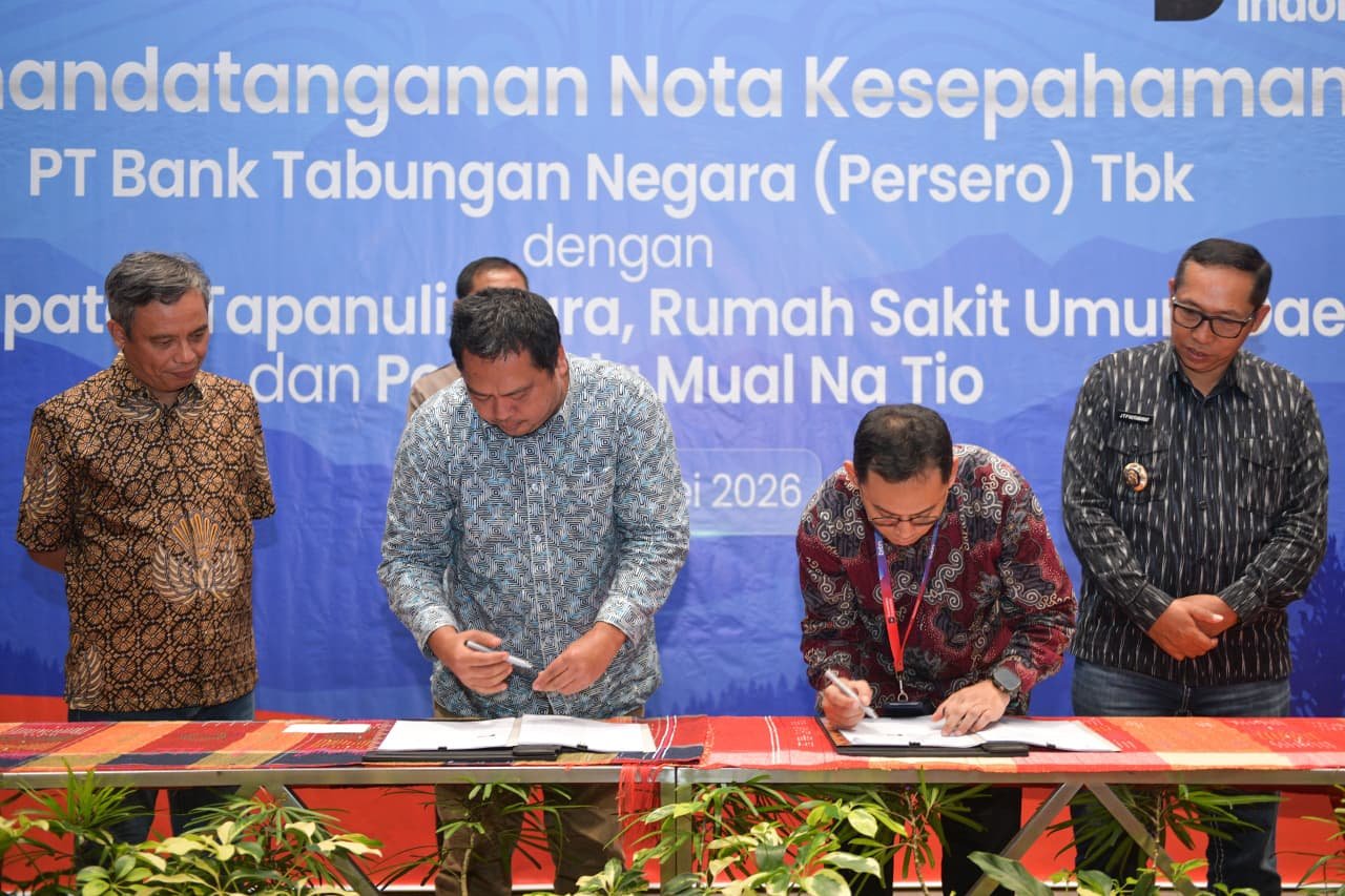 BTN Perkuat Ekosistem Ekonomi Tapanuli Utara Lewat Tiga Kesepakatan Strategis