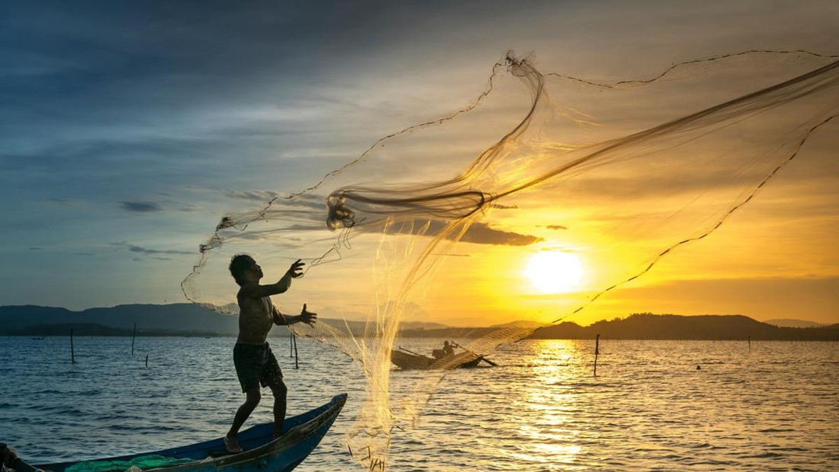 Foto: Ilustrasi Nelayan. (Pexels)