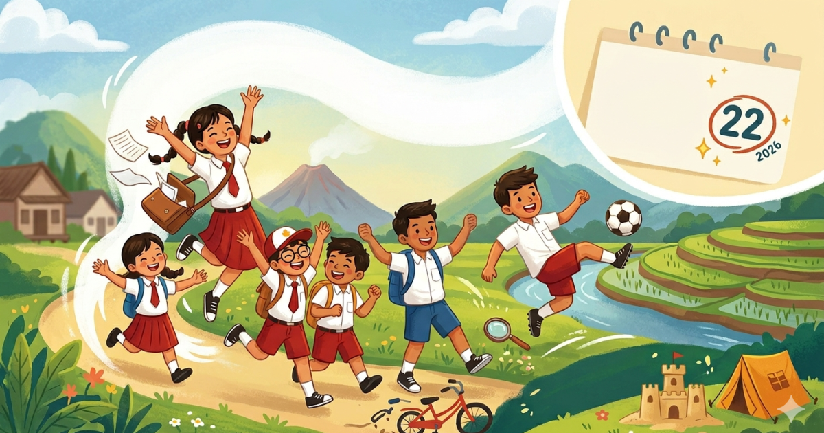 Ini Jadwal Libur Panjang Sekolah Semester Genap 2026 untuk Siswa SD, SMP, dan SMA
