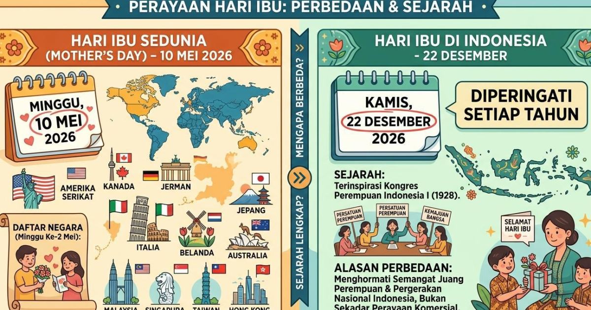 Ilustrasi hari ibu 2026. (Gemini/Dayfri)