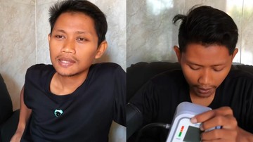 Pemuda mengidap gagal ginjal stadium 5 di usia 20-an. (Foto: IG @edipaeji dengan izin yang bersangkutan)