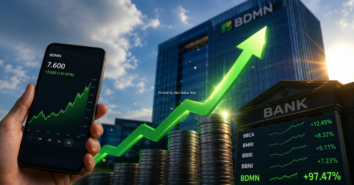 Harga BDMN Melesat Nyaris 100 Persen! Dibanding Bank Lain, Ini Fakta Valuasinya