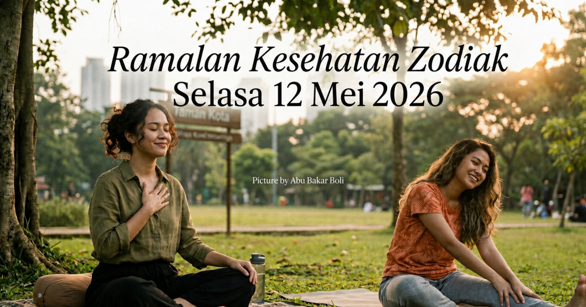 Ramalan Kesehatan Zodiak 12 Mei 2026: Leo Wajib Kurangi Aktivitas Berat, Gemini Butuh Ketenangan Pikiran