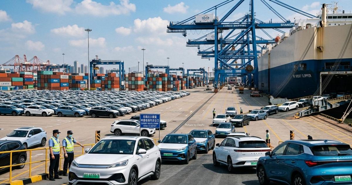 China Terguncang! Penjualan Mobil Anjlok 21,6 Persen, Tapi Ekspor Kendaraan Listrik Justru Meledak