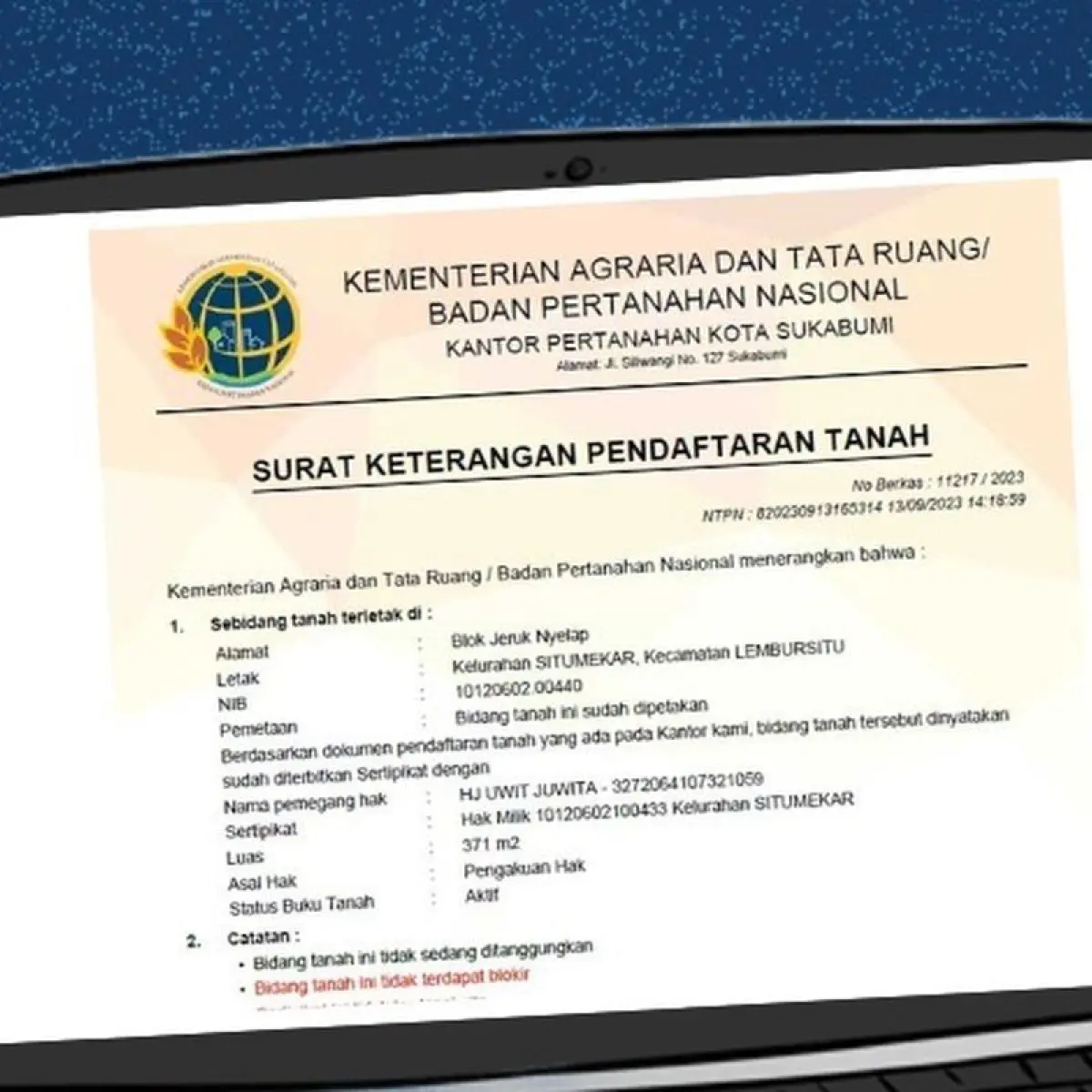 Prosedur Esensial: Mengurus Surat Keterangan Pendaftaran Tanah (SKPT) sebagai Langkah Awal Penerbitan Ulang Sertifikat yang Hilang