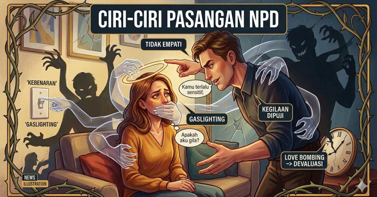 Kenali 7 Ciri-Ciri Pasangan NPD yang Kerap Sembunyi di Balik Kata Cinta