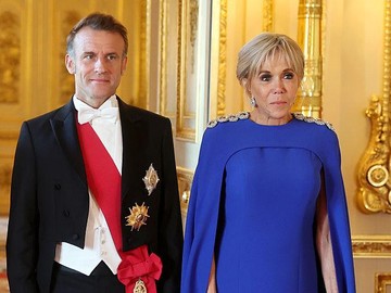 Emmanuel Macron & Brigitte Macron Foto: Chris Jackson/Getty Images