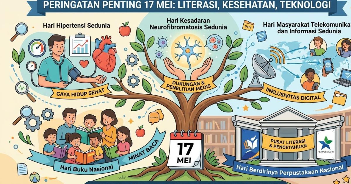 17 Mei Diperingati Sebagai Hari Apa? Ada Literasi hingga Kesehatan Global