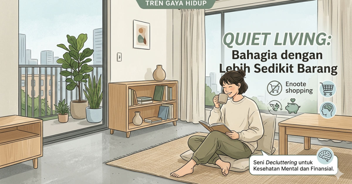 Tren 'Quiet Living': Mengapa Generasi Muda Kini Memilih Bahagia dengan Lebih Sedikit Barang?