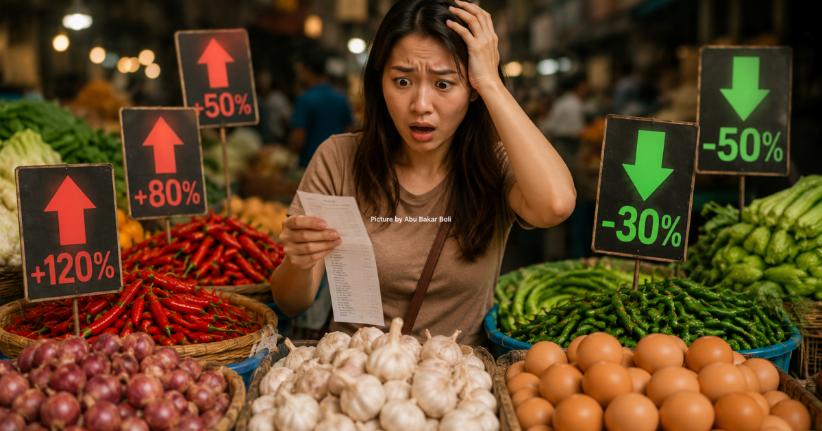 Heboh Harga Pangan Akhir Pekan Ini: Ada yang Naik Gila-gilaan, Ada yang Malah Diskon, Cek Daftarnya!