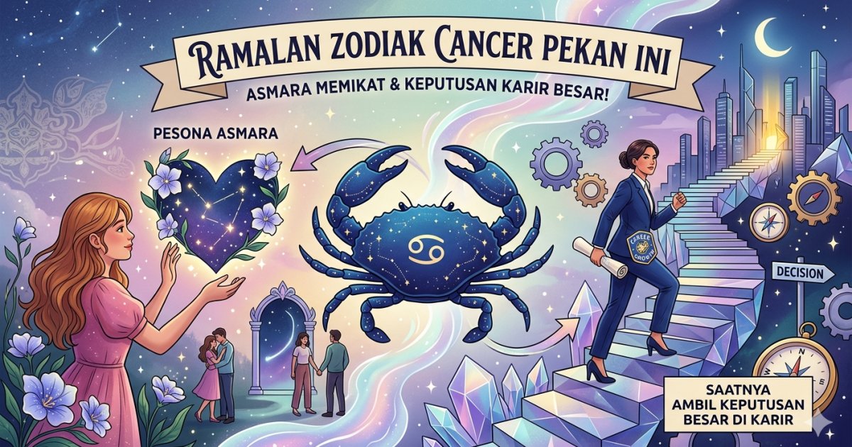 Ramalan Zodiak Cancer Pekan Ini