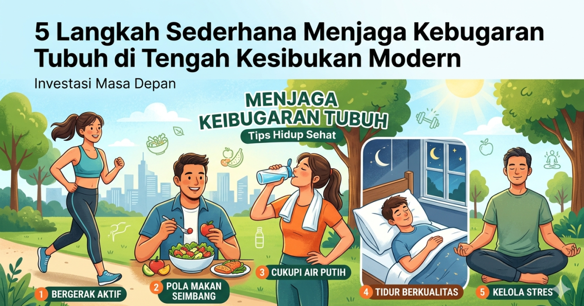 Investasi Masa Depan: 5 Langkah Sederhana Menjaga Kebugaran Tubuh di Tengah Kesibukan Modern
