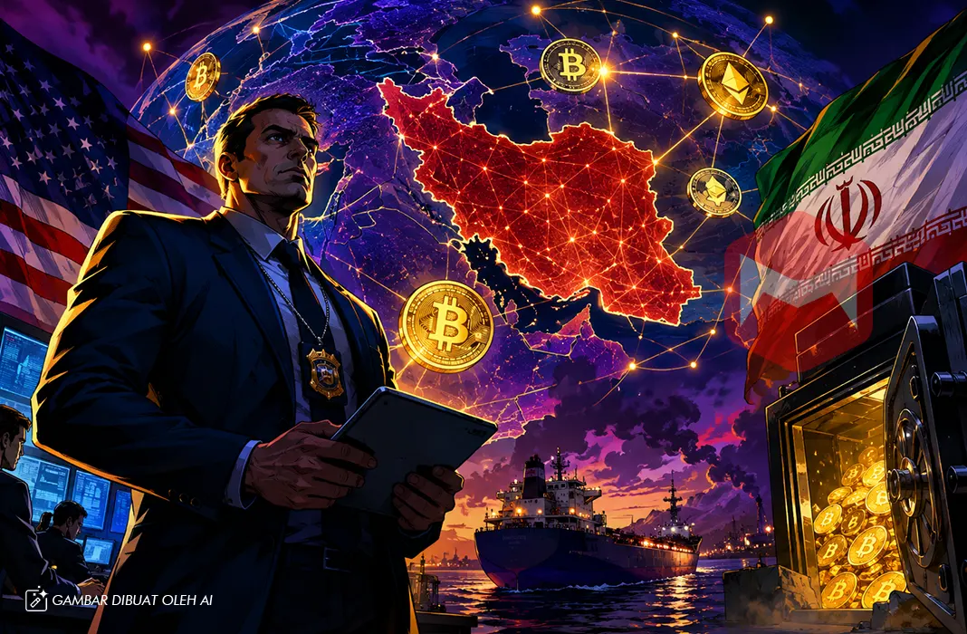 AS Perketat Jaring Pengawasan Keuangan Digital untuk Memutus Akses Dana Kripto Iran
