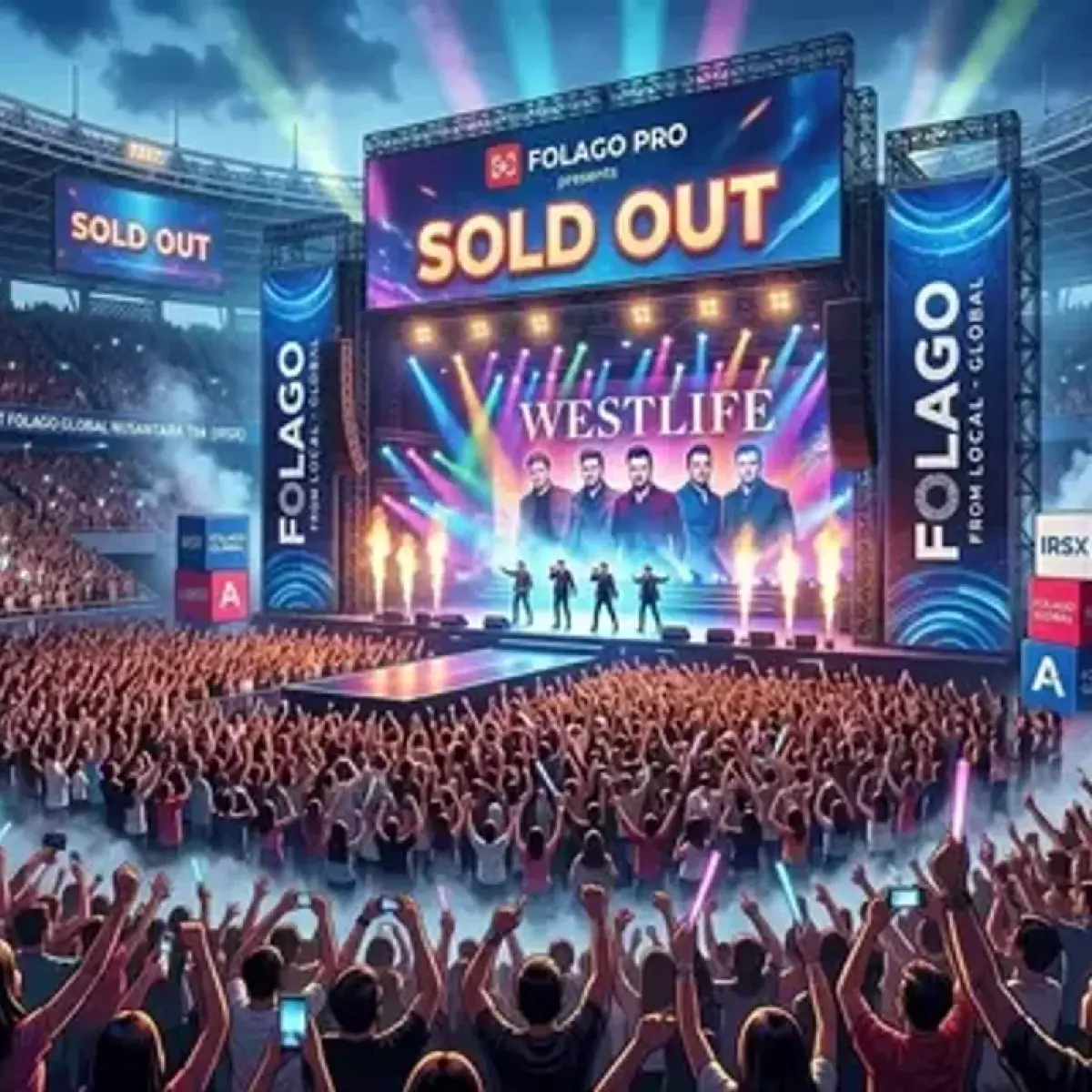 Permintaan Fantastis: Tiket Konser Spesial Westlife di Jakarta Ludes dalam Hitungan Jam Pasca Penjualan Dibuka