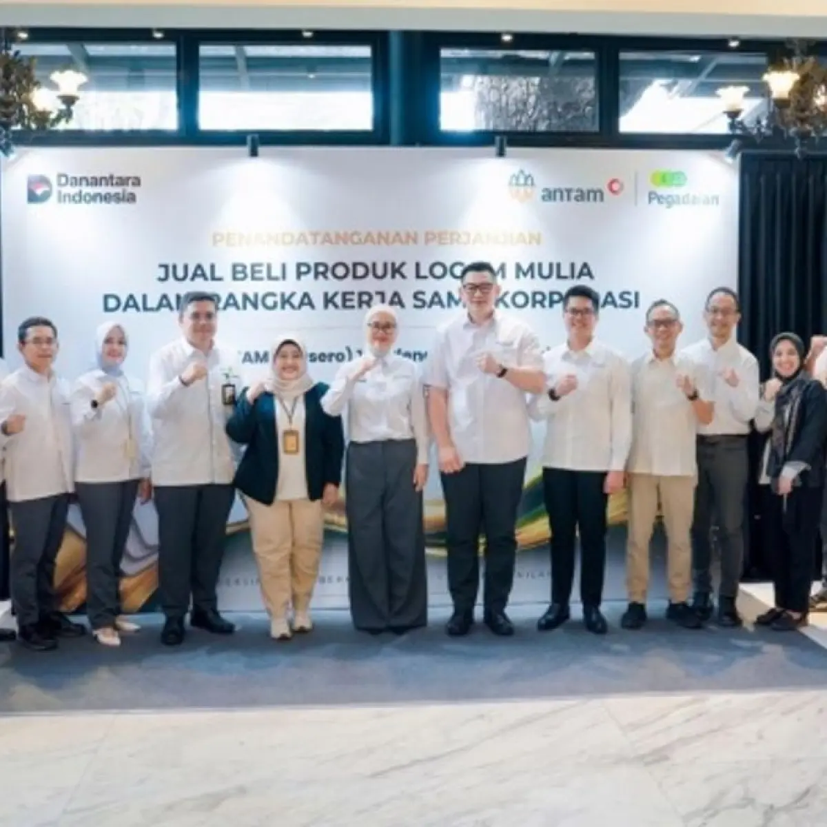 Sinergi Kuat Pegadaian dan ANTAM Pacu Penguatan Ekosistem Perdagangan Emas Nasional