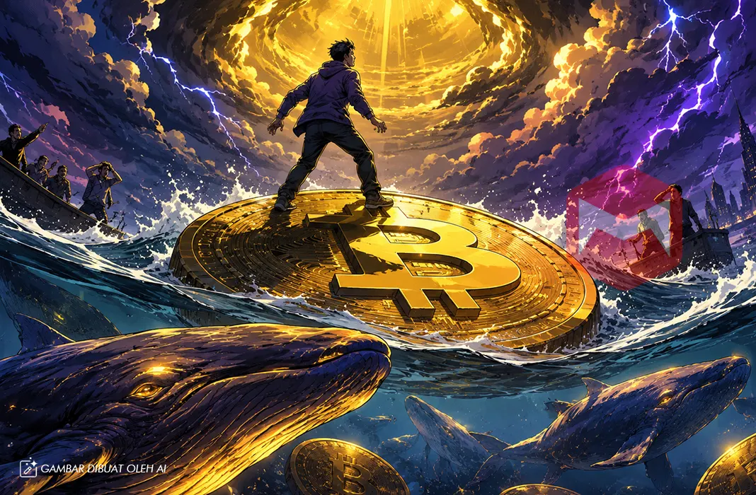 Ilustrasi: Konsentrasi Aliran Dana Investor Besar Bitcoin Melonjak, Pasar Kripto Waspadai Sinyal Misterius