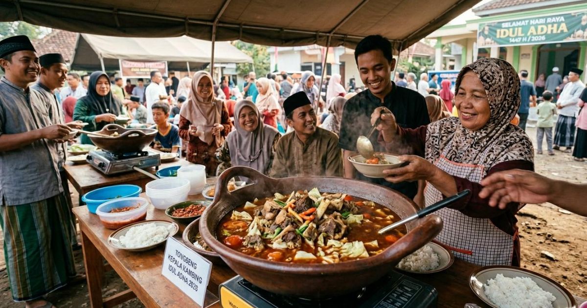 Resep Tongseng Kepala Kambing Idul Adha 2026, Kuah Gurih Rempahnya Bikin Nambah Terus