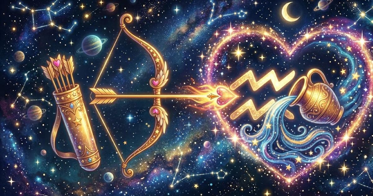 Ilustrasi cinta ramalan zodiak (AI)