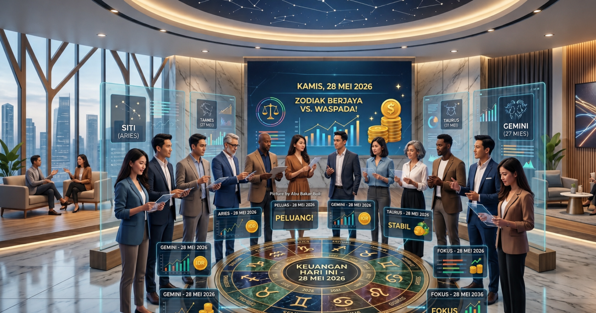 Ramalan Zodiak Kamis 28 Mei 2026: Aries dan Leo Bersinar, Taurus Wajib Waspada Soal Keuangan!
