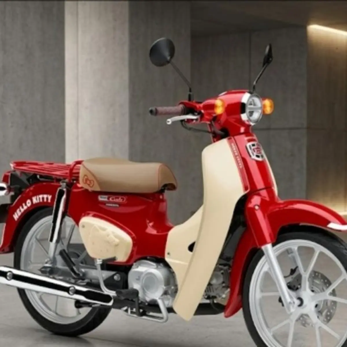 Honda Super Cub Edisi Hello Kitty, Bedah Perbedaan dari Versi Standar yang Bisa Jadi Inspirasi Modif (Greatbiker)