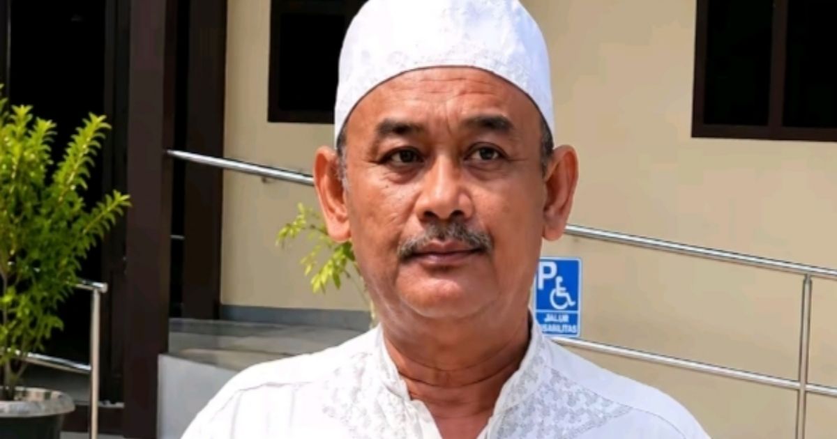 KH Abdul Khalim Fadlun, pengasuh Padepokan Padang Ati yang jadi sorotan usia diduga lakukan pelecehan seksual terhadap para santrinya. [Foto: TikTok/@Tasawuf Center]