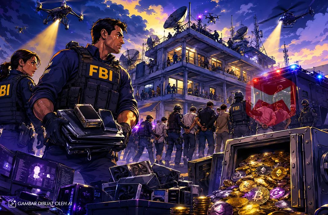 Ilustrasi: FBI Sukses Bekuk Jaringan Penipuan Kripto Internasional, Sita Aset Senilai Rp140 Triliun