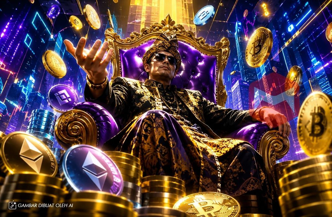 Grafik Harga dan Akumulasi Troll oleh Sultan Kripto Indonesia – Dexscreener