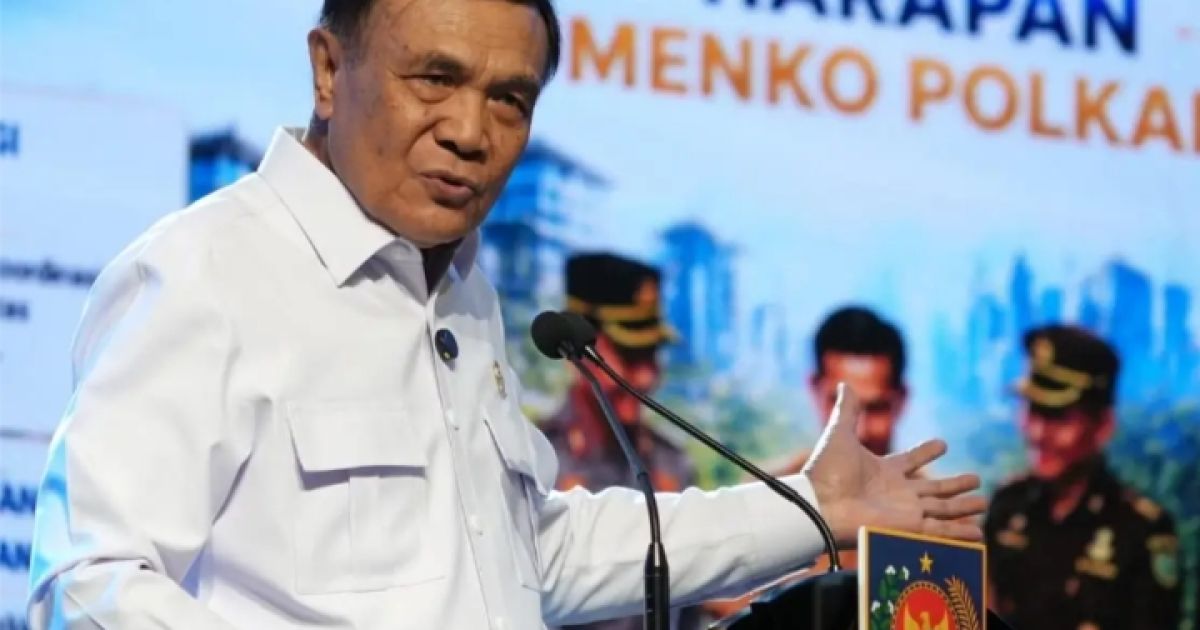 Menteri Koordinator Bidang Politik dan Keamanan, Djamari Chaniago. (Foto: dok. Kemenko Polkam)