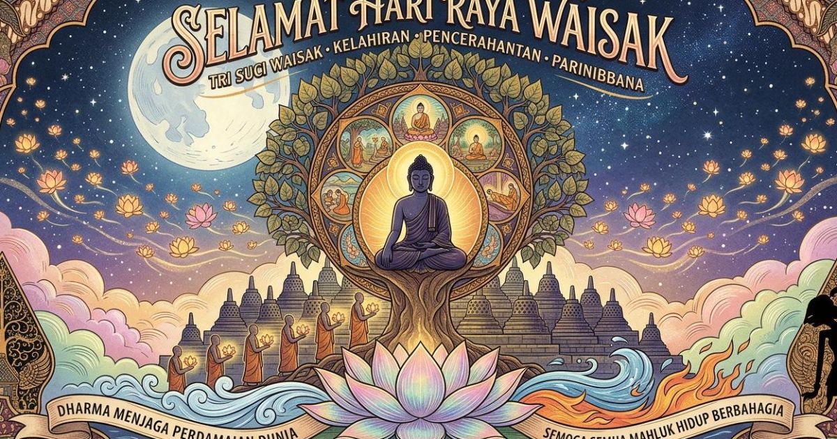 Intip 15 Ide Ucapan Penuh Makna pada Hari Raya Waisak 2570 BE