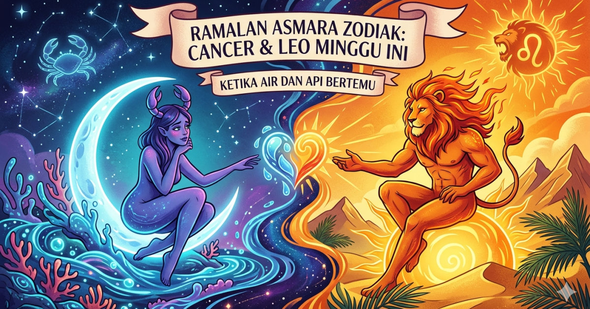 Ketika Air dan Api Bertemu: Ramalan Asmara Zodiak Cancer dan Leo Minggu Ini, Siapa yang Harus Mengalah?