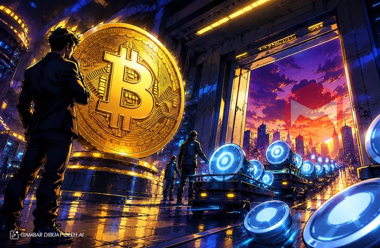 Ilustrasi: Likuiditas Baru Belum Mengalir: Analisis Penarikan $1,2 Miliar Stablecoin di Tengah Reli Harga Bitcoin