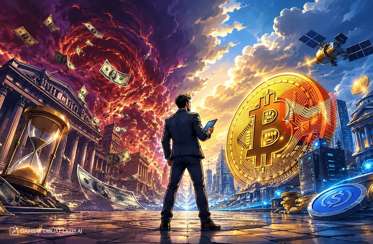 Ilustrasi: Dampak Kenaikan Inflasi AS Terhadap Portofolio Investor Bitcoin: Analisis Potensi Risiko
