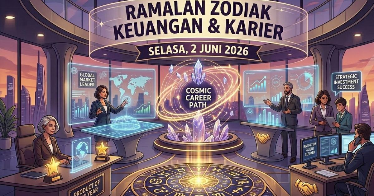 Ilustrasi ramalan karier dan keuangan besok, Selasa 2 Juni 2026. (Gemini / Dayfri)