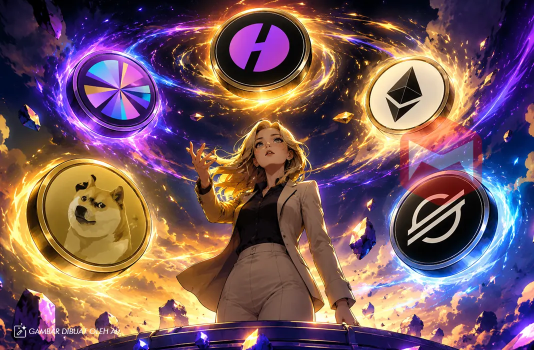 Ilustrasi: Analisis Teknis Kripto Selasa 2 Juni 2026: Mengukur Potensi Reli Besar Dogecoin dan Stellar Lumens