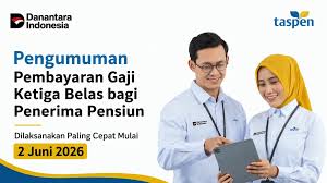 Ilustrasi: Pencairan Gaji Ke-13 Pensiunan ASN Dimulai 2 Juni 2026, Jangkauannya Melalui 46 Mitra Pembayaran