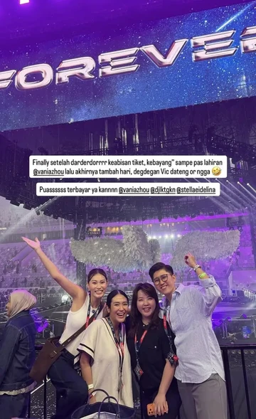 Ilustrasi: Pesona Panggung dan Panggung Fashion: Gaya Selebriti Tanah Air Meriahkan Konser F4 di Jakarta