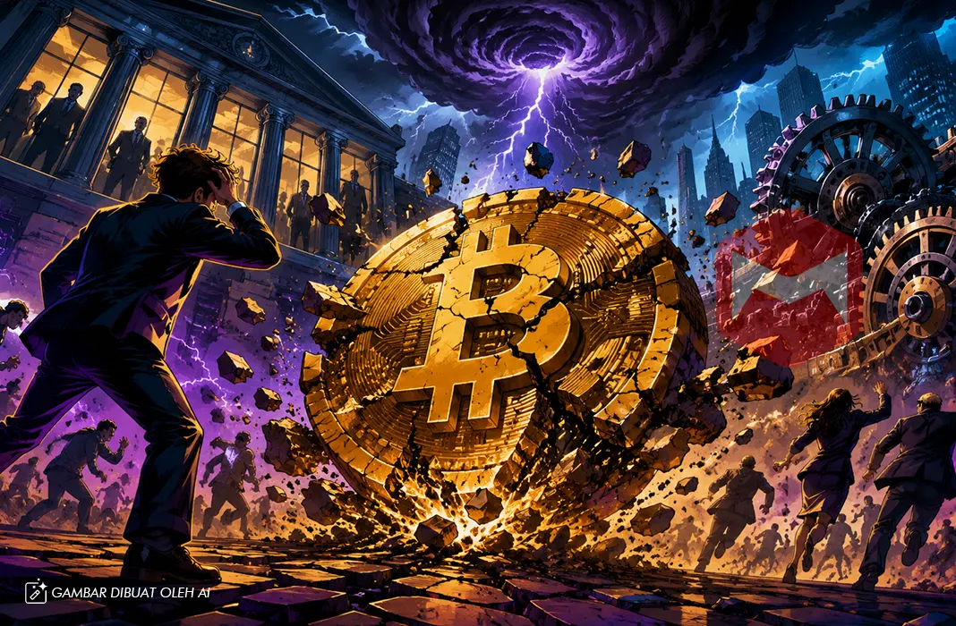 Misteri di Balik Anjloknya Bitcoin: Mengurai Tiga Tekanan Utama yang Guncang Pasar Kripto Rabu Pekan Ini