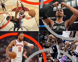 Karl-Anthony Towns, Jalen Brunson, Victor Wembanyama and De'Aaron Fox will play significant roles in this year’s NBA finals. Composite: Guardian Pictures (via Getty)