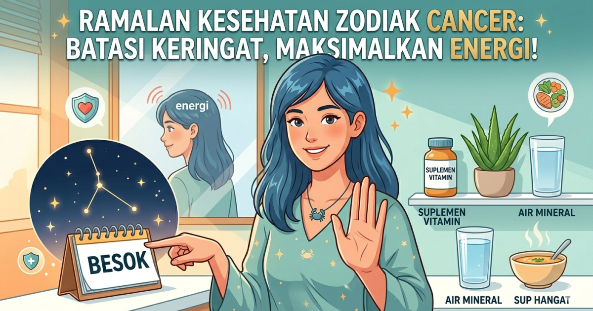 Ramalan Kesehatan Zodiak Cancer Besok