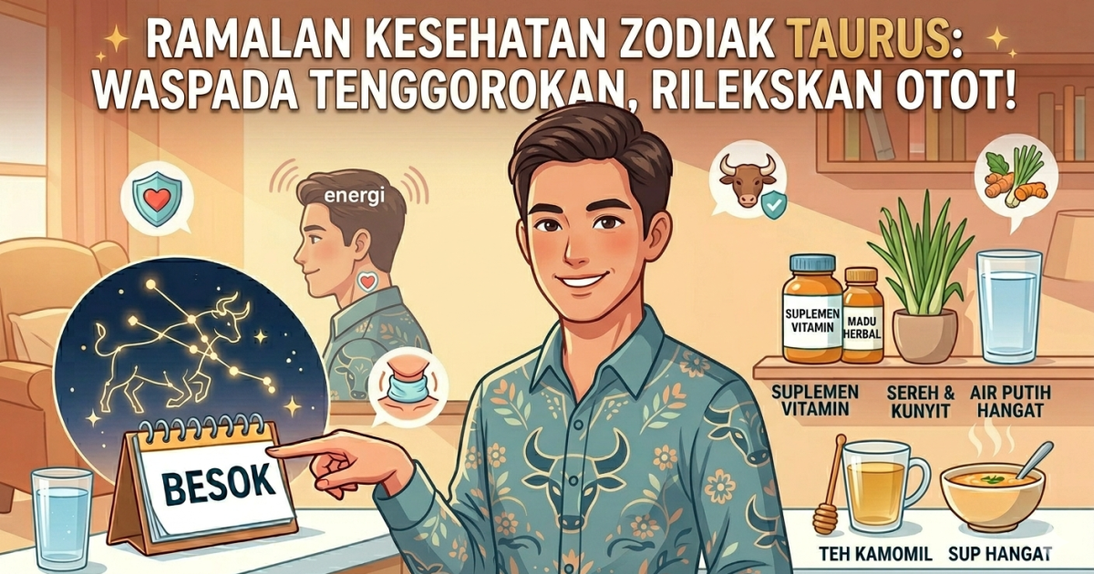 Ramalan Kesehatan Zodiak Taurus Besok