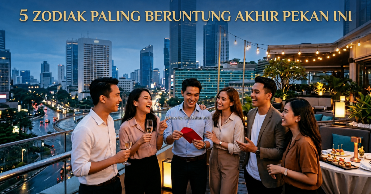 5 Zodiak Paling Beruntung Akhir Pekan Ini, Rezeki dan Asmara Diprediksi Berubah Drastis!