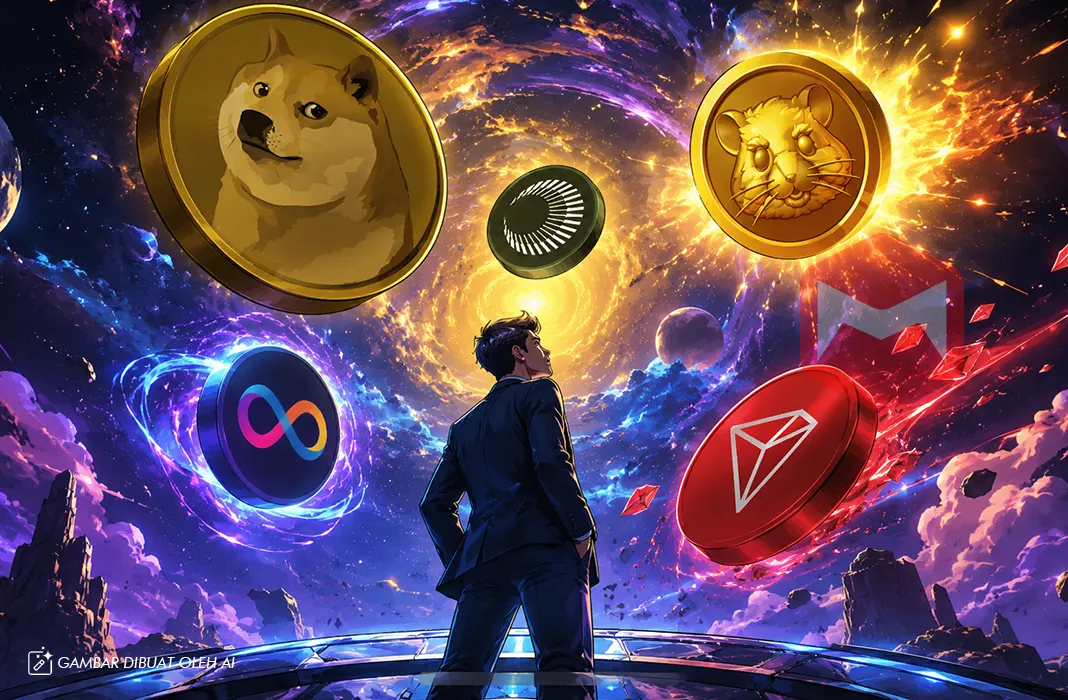 Ilustrasi: Analisis Pasar Kripto 5 Juni 2026: Dogecoin di Titik Krusial Wyckoff dan Kenaikan Volume Mencolok Token Hamster